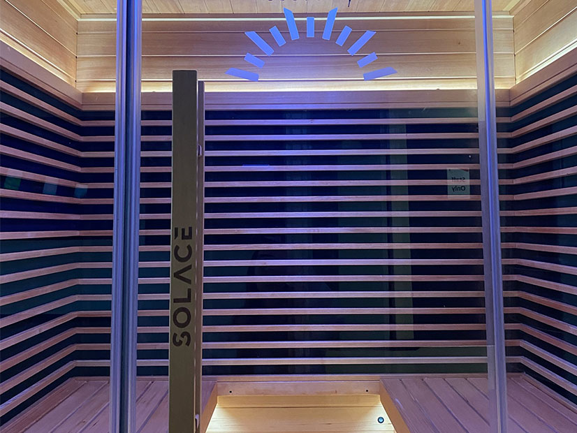 Macleod infrared sauna entrance